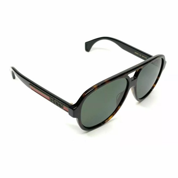 Gucci Men's Brown and Green Sunglasses! - Picture 3 of 4